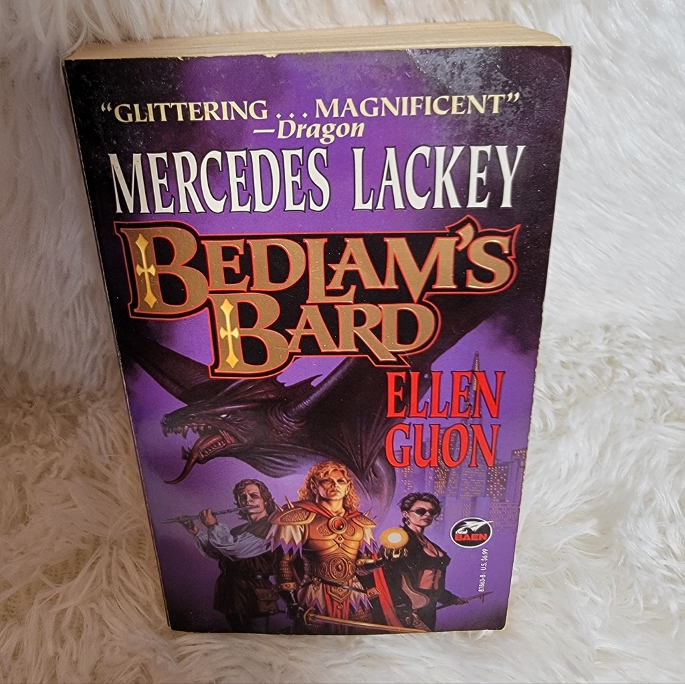 Bedlam's Bard Fantasy Dragon Book Mercedes Lackey Ellen Guon